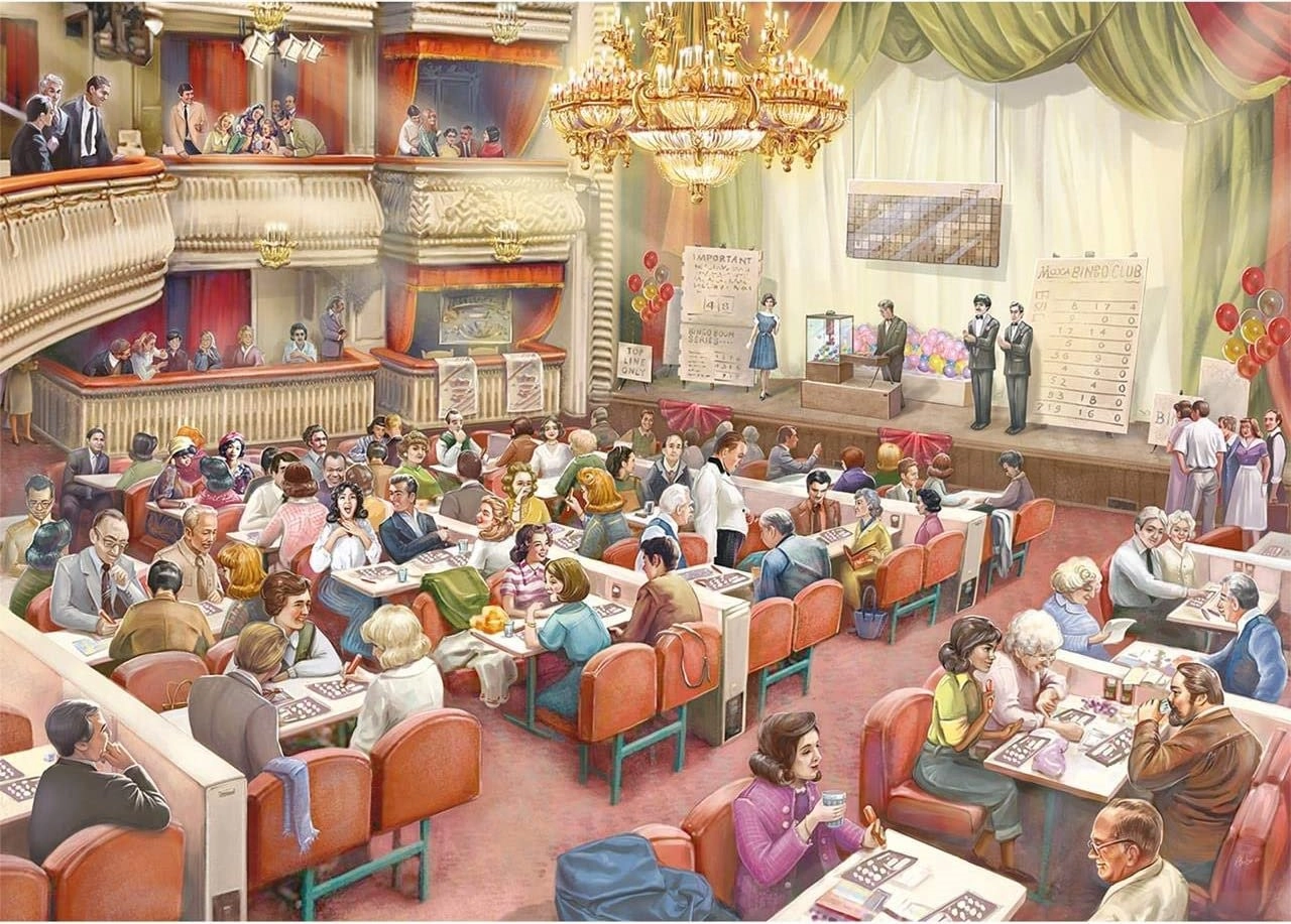 Falcon Sál na bingo 1000 dílků