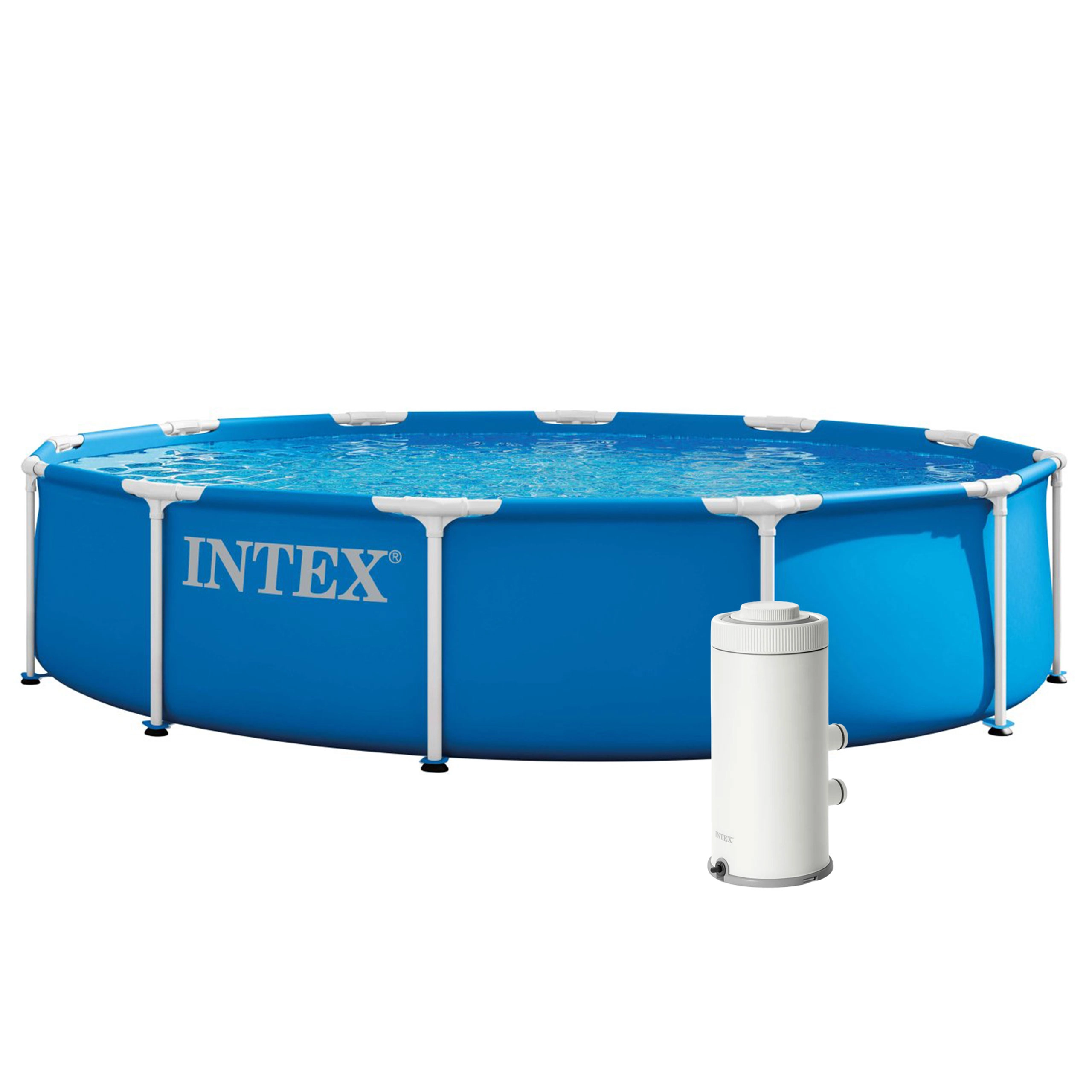 Levně Intex zahradní rámový bazén 305 × 76 cm s filtrační pumpou
