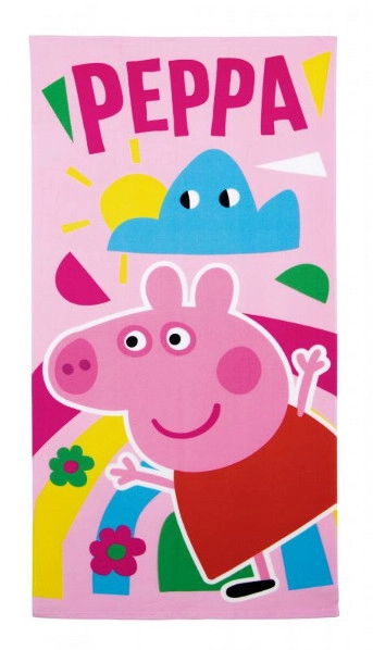 Dětský ručník Peppa Pig z mikrovlákna 70 × 140 cm