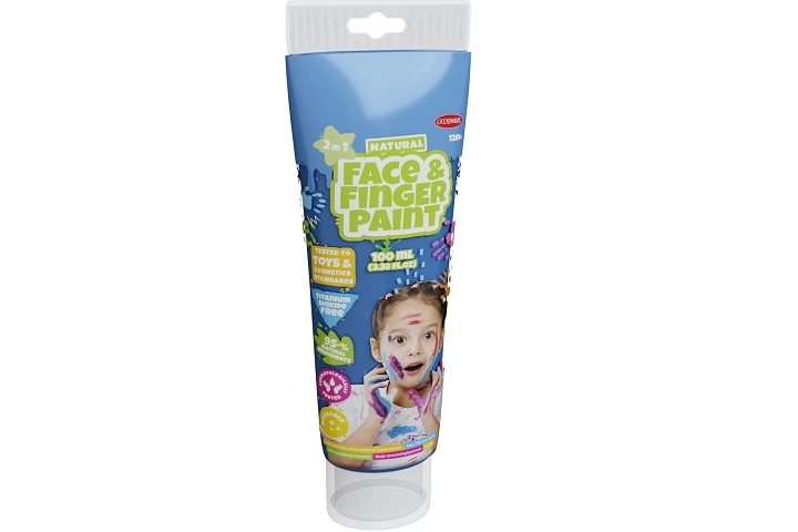 Boti Natural přírodní barva na malování prsty a na obličej modrá 100 ml