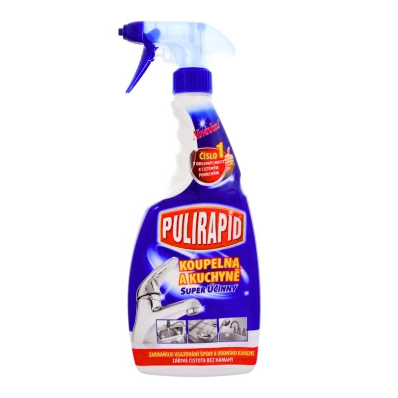 Pulirapid koupelna a kuchyně modrý 500 ml