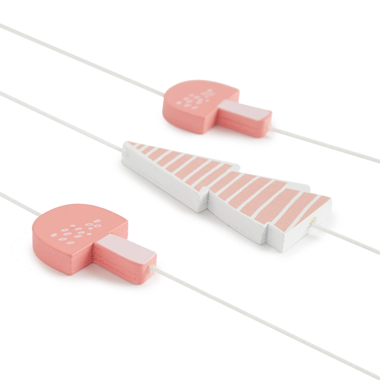 Bieco - Dřevěný závěsný mobil - ježek