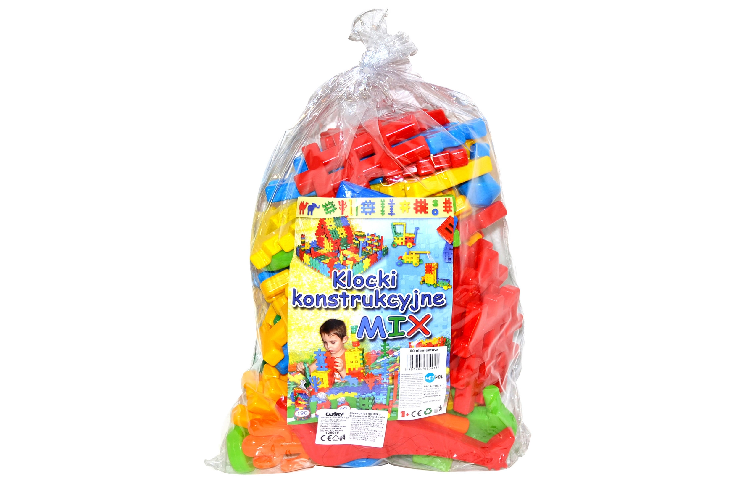 Levně Wiky Stavebnice plastová 60 ks