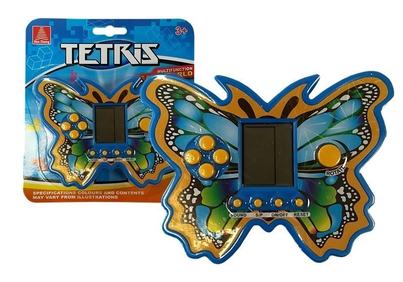 Lean Toys Cihlová hra Tetris Butterfly Blue