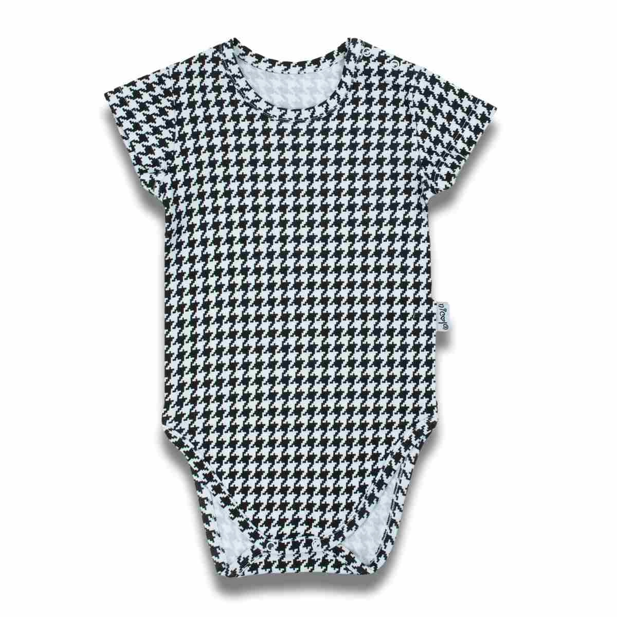 Dojčenské body s krátkým rukávem NICOL Viki (velikost 74, 6–9 měsíců)