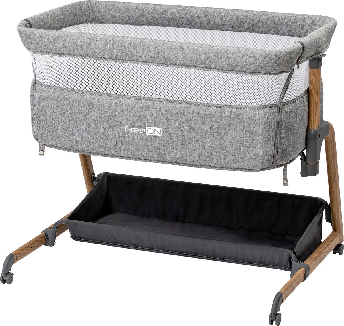 Freeon přístavná postýlka bliss grey