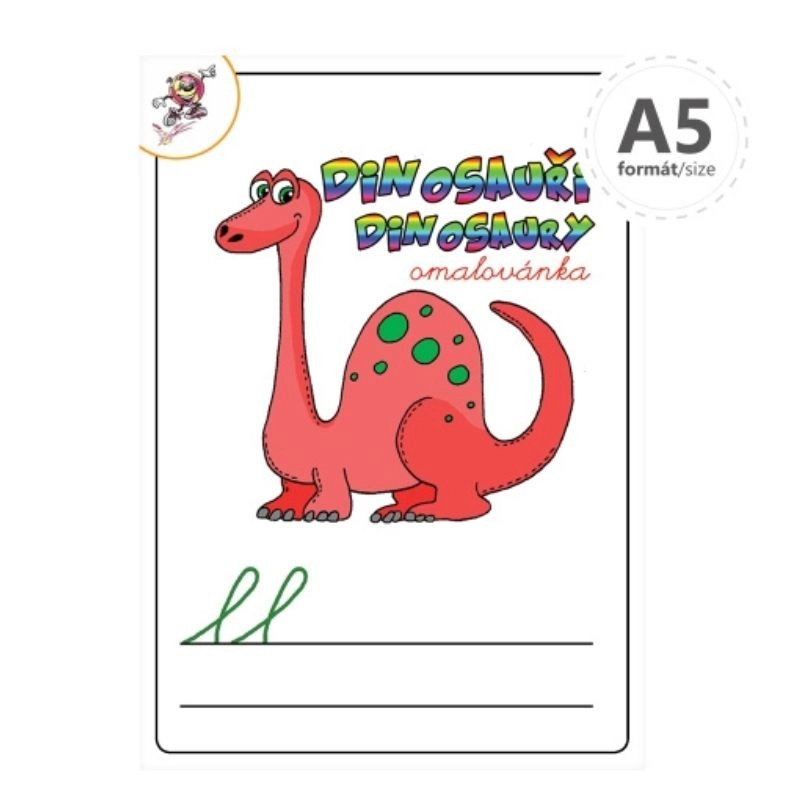 Omalovánka A5 Dinosaury