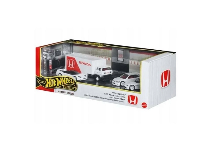 Hot Wheels Premium dárkový set Honda 4 ks