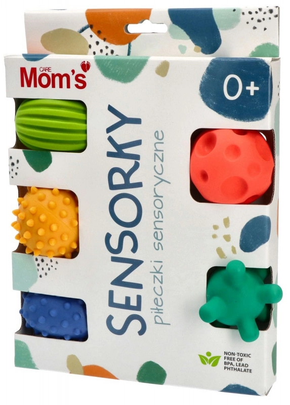 Levně Pastelové senzorické míčky SENSORKY – sada 5 ks