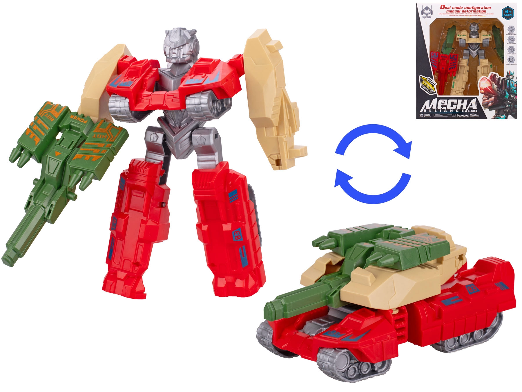 Transformační tank/robot 16,5 cm