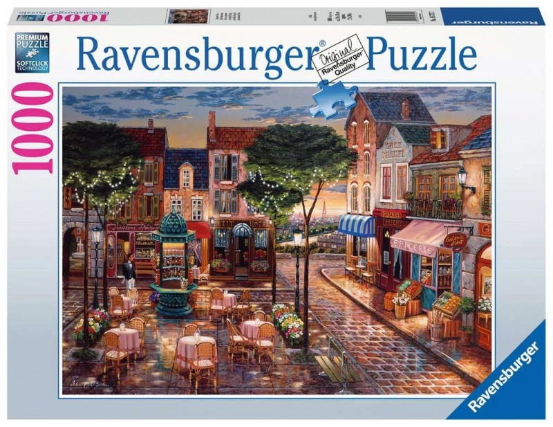2D puzzle 1000 prvků Paříž malované