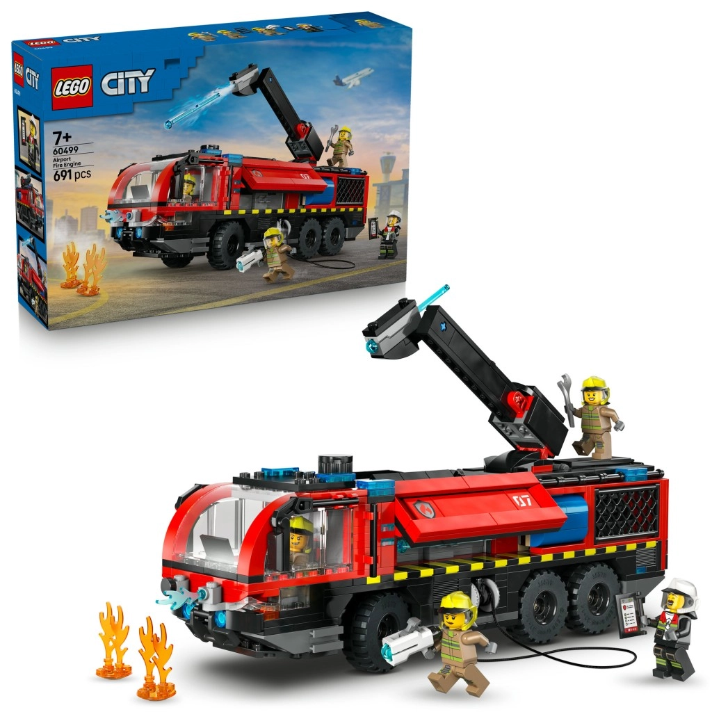Lego City letištní hasičské auto