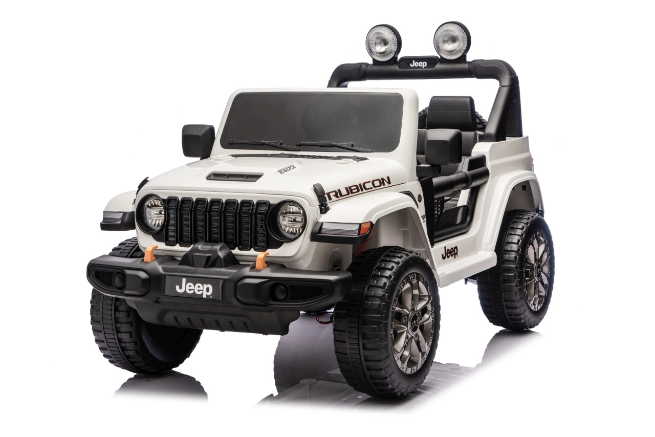Dětské elektrické auto Jeep Wrangler Rubicon Lift – bílé