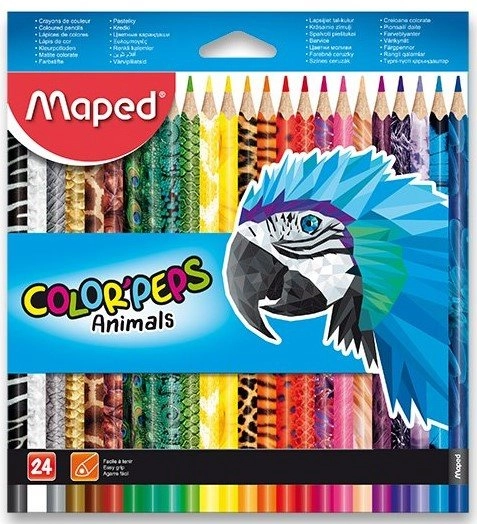 Levně Pastelky maped color'peps animals 24 ks
