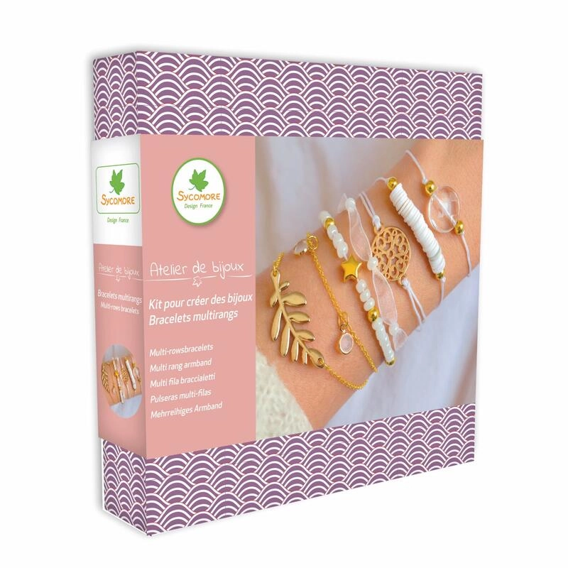 Výroba šperků - Víceřadé náramky s perletí