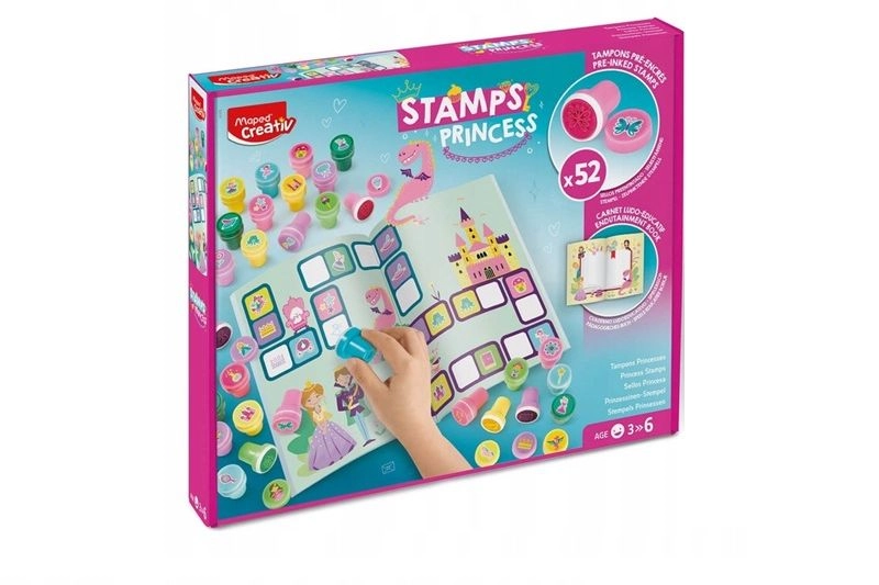 Maped Sada creativ Stamps Princess 52 ks razítek