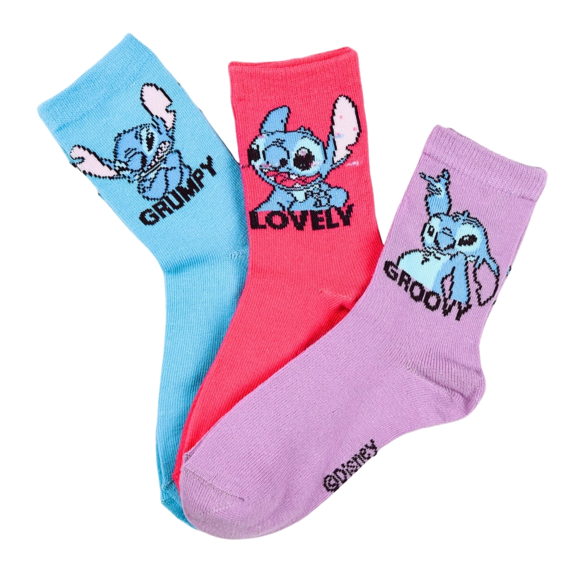 Disney Lilo & Stitch dětské ponožky Stitch (6 párů) – Velikost: 31-34