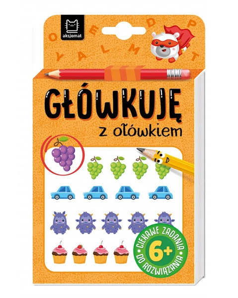 Hlavolamy s tužkou – oranžová