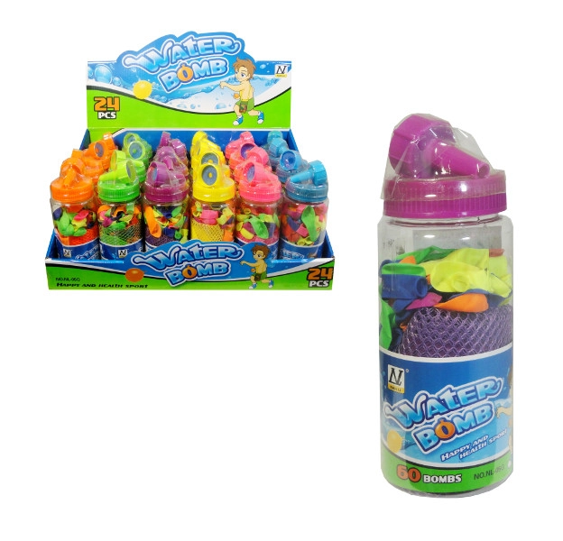 Vodní bomby – sada 60 vodních balónků s adaptérem