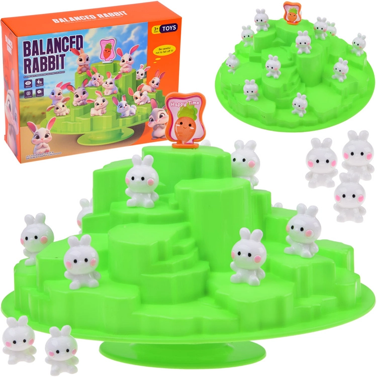Balancující králíčci – zručnostní rodinná hra