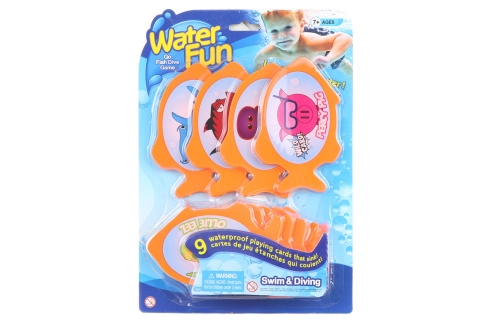 Plastové rybičky pro vodní potápění – sada 9 ks