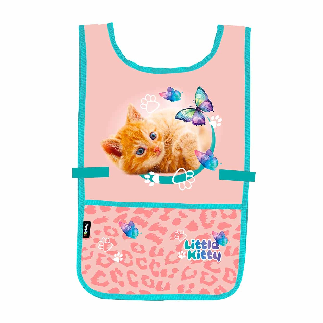 Zástěra pončo Kočka pro výtvarné a tvořivé aktivity