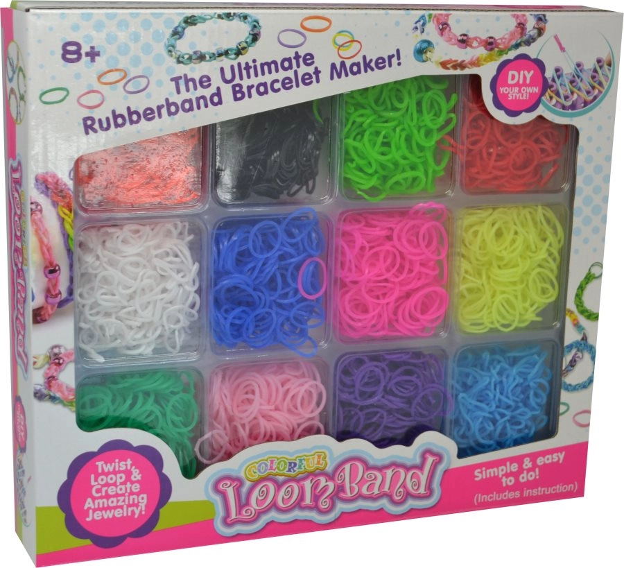 Levně Gumičky Loom Bands 2400 ks
