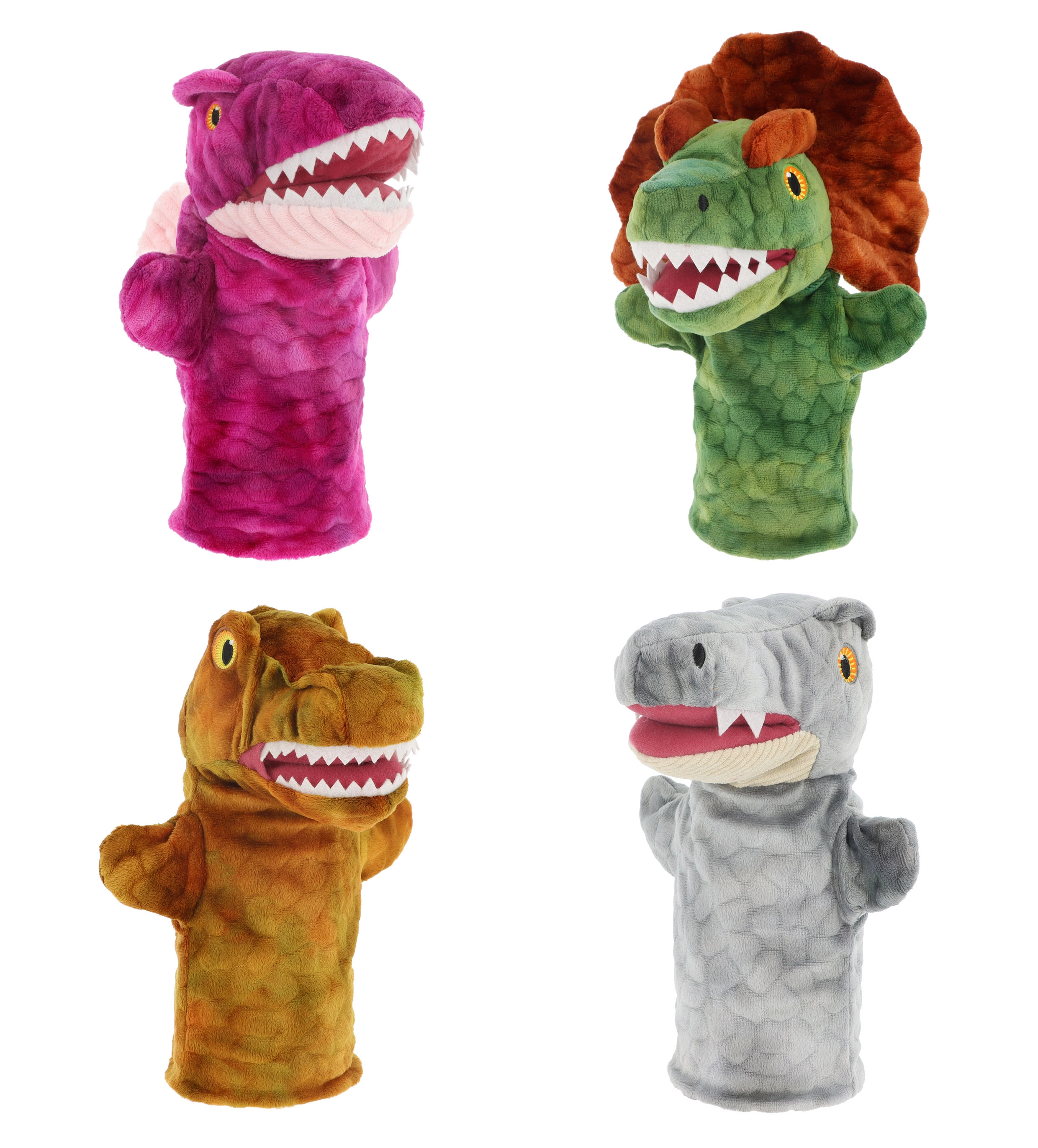 Keeleco dinosaurus – maňásek na ruku 27 cm, assort - 1 kus