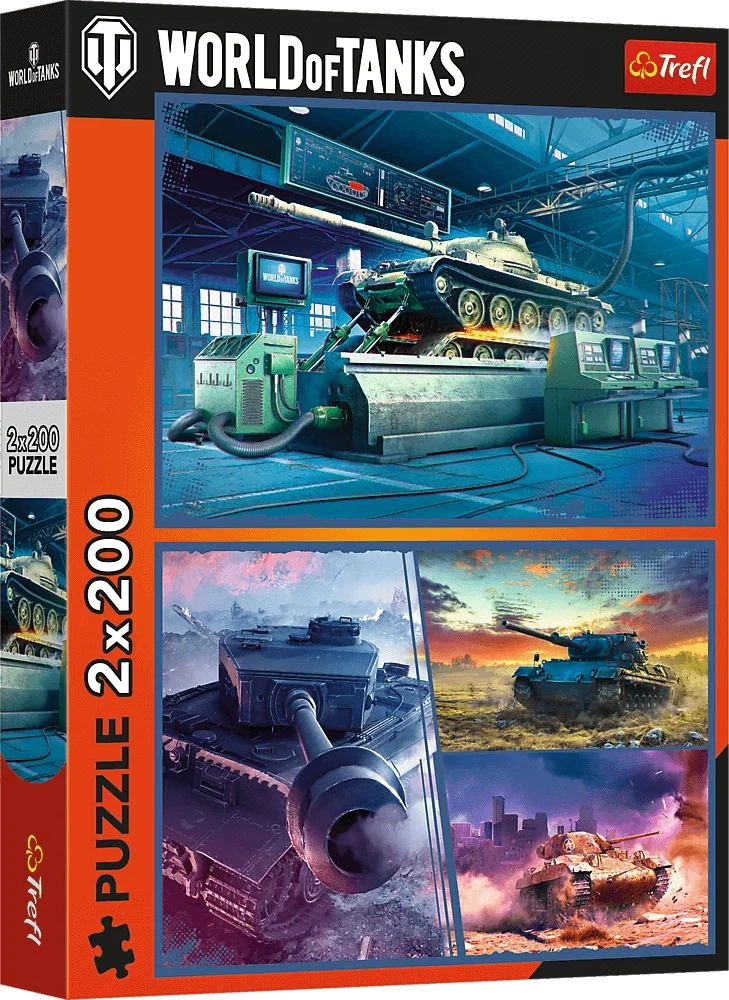 Puzzle World of Tanks: obrněná mise 2×200 dílků TREFL