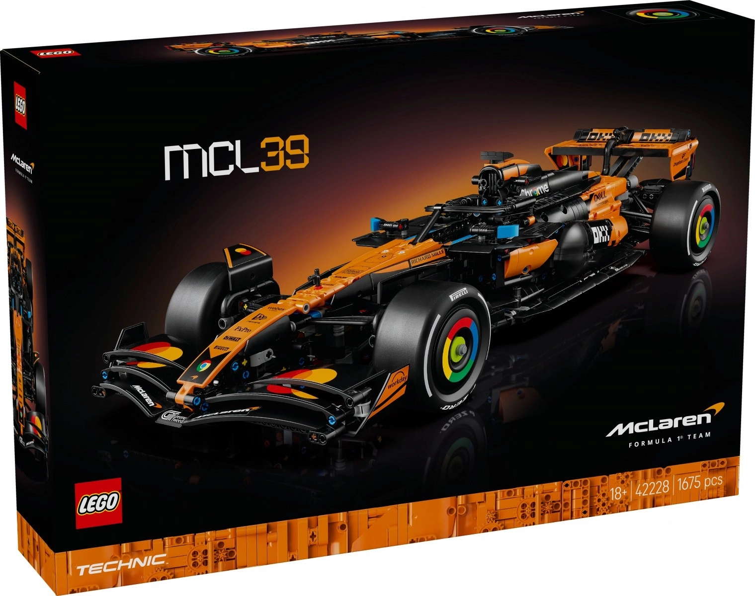 LEGO Technic závodní vůz F1 McLaren MCL39