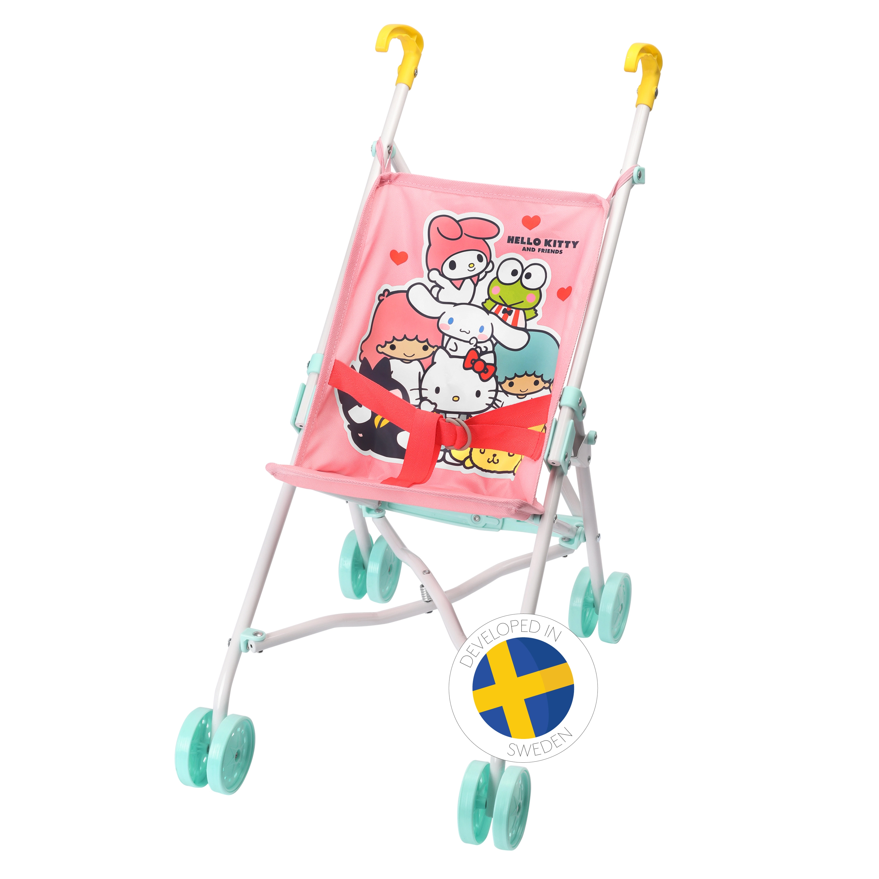 Kočárek pro panenky Hello Kitty a přátelé