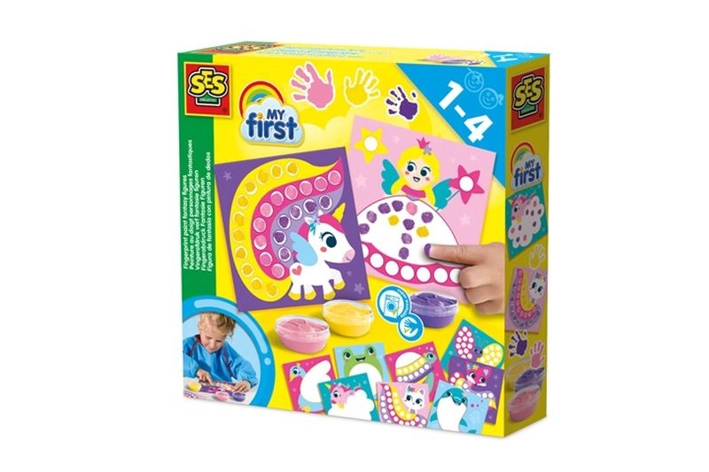 SES Creative Moje první – malování prsty: fantazijní postavy