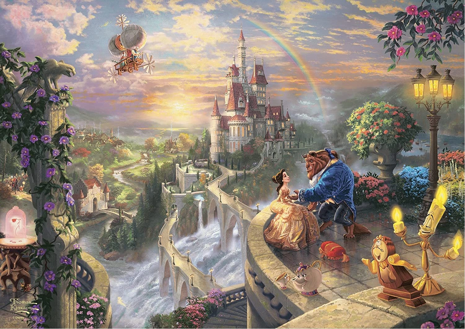 SCHMIDT v plechové krabičce Disney: Kráska a zvíře 500 dílků