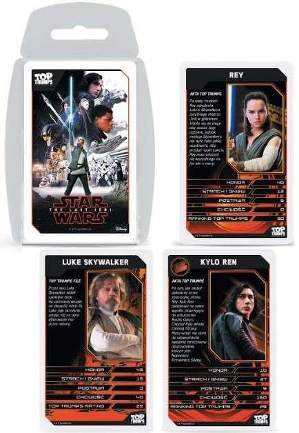 Karetní hra Top Trumps Star Wars: Poslední z Jediů
