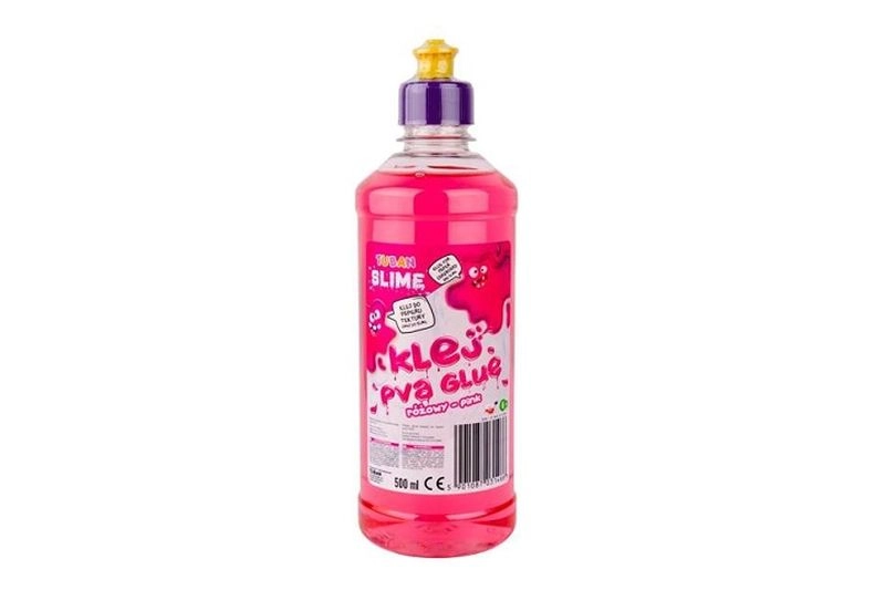 TUBAN růžové PVA lepidlo 500 ml pro výrobu slizu