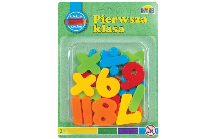 Magnetické číslice na blistru Dromader