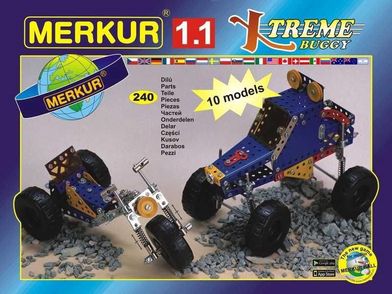 Levně Stavebnice Merkur Terénní Vozidla 240 Ks