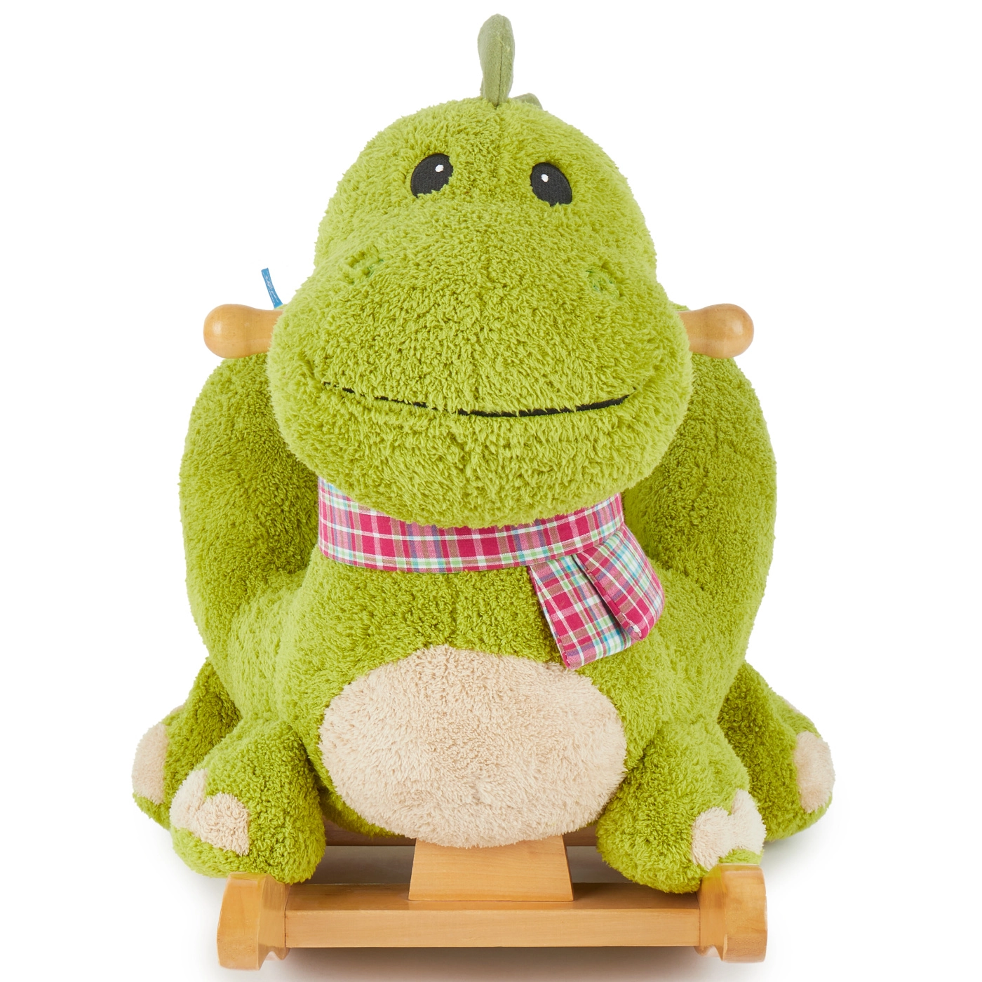 Bieco houpací dinosaurus s polstrovaným sedátkem