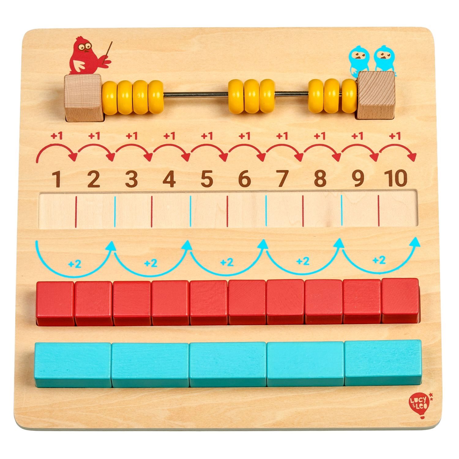 Levně Dřevěná vzdělávací sada Moje první matematika LUCY & LEO