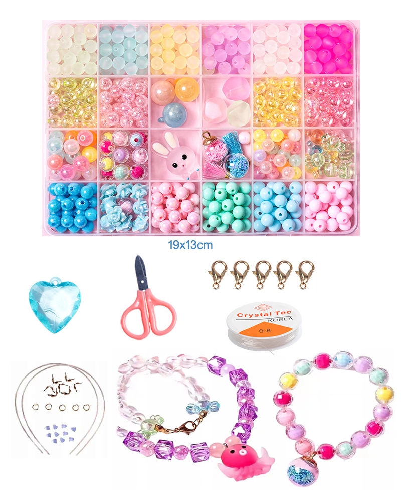 Kreativní sada na výrobu náramků 19 × 13 cm