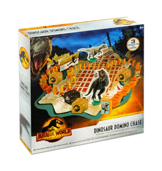 Levně Jurassic World Dominion: dinosauří domino honička – rodinná hra