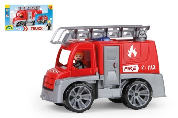 Levně Lena Auto Hasiči Truxx s figurkou plast 29cm