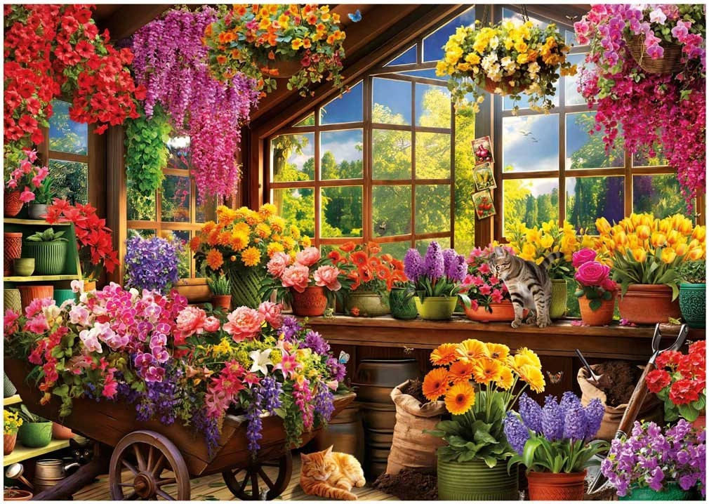 Educa puzzle Zahradní domek 1500 dílků