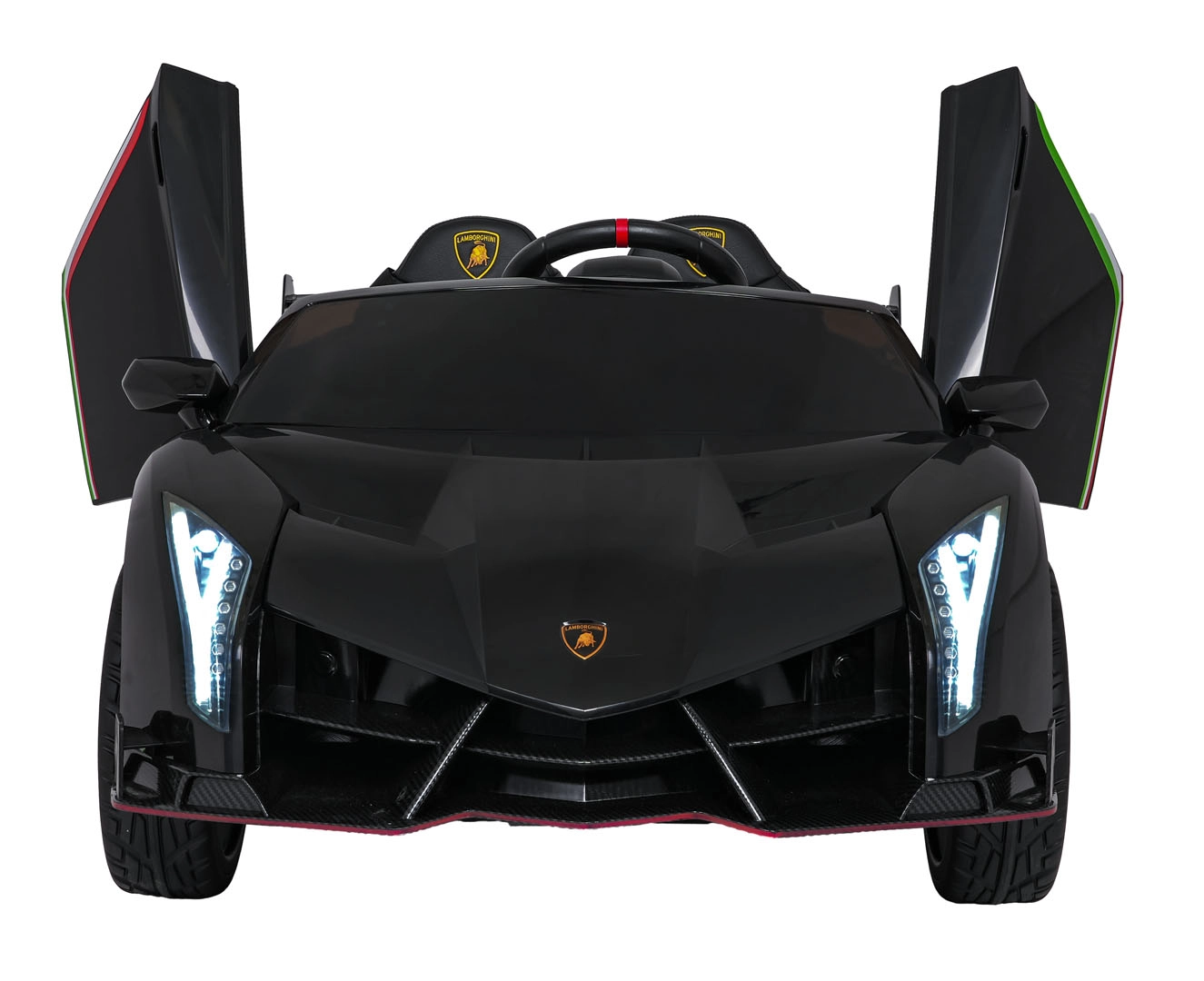 Černé dětské auto Lamborghini Veneno
