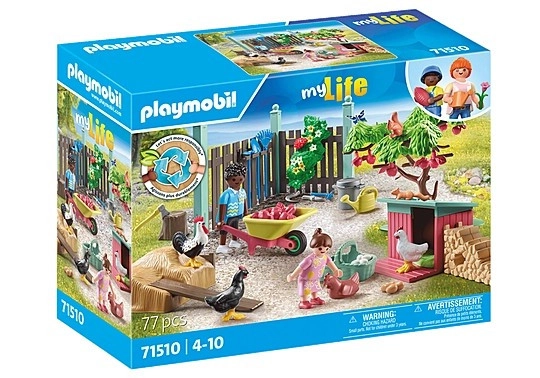 My Life 71510 Malá kuřecí farma v zahradě Tiny House sada figurek