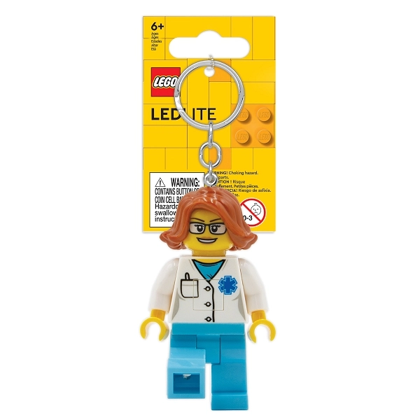 Lego svítící klíčenka doktorka s LED