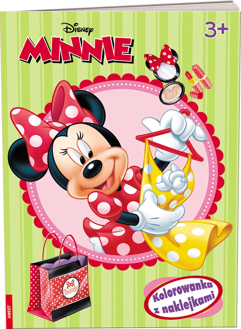Disney Minnie Mouse omalovánky se samolepkami