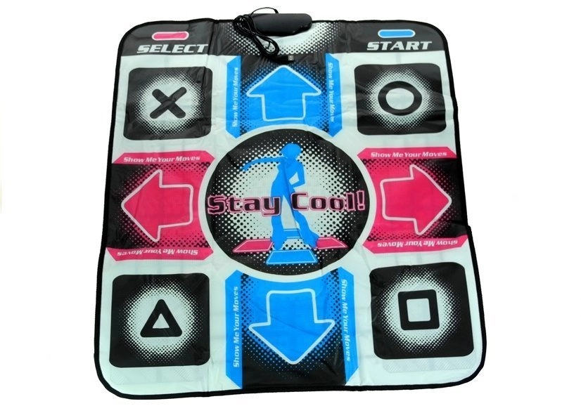 USB taneční podložka s CD, 80 × 90 cm