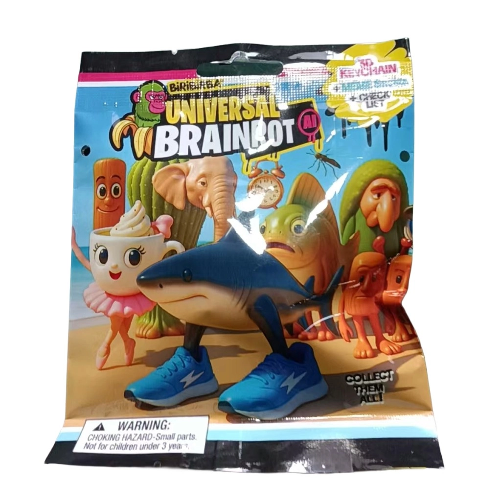 Brainrot 3D klíčenka – mystery balení sběratelských přívěsků