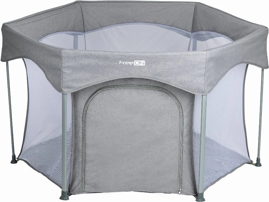 FreeON dětská ohrádka Hexagon Quick Folding šedá